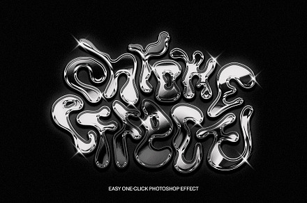 CHROME Effect Photoshop, a Layer Style Add-On by Vermeulen Design Studio