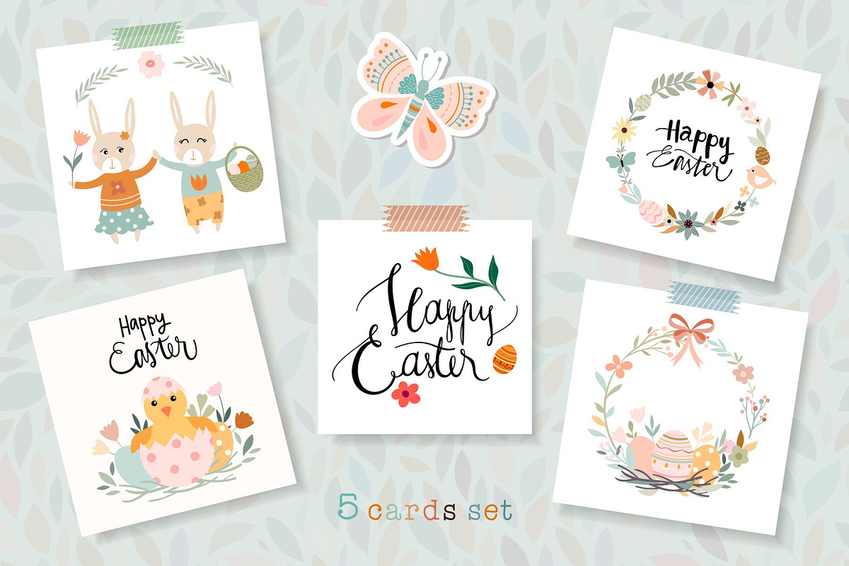 Happy Easter elements collection, a Graphic by Letto studio (Photo 5 of 10)
