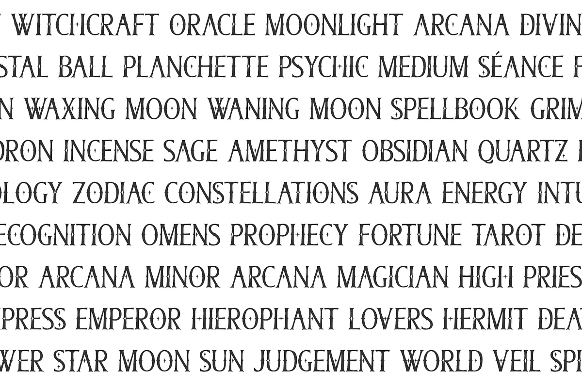 Midnight Apothecary Serif Font, a Serif Font by Beck McCormick (Photo 6 of 10)