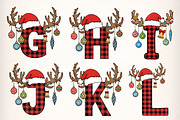 Christmas Alphabet Latter Bundle, an Illustration by Dream Creation (Thumbnail 3 of 9)