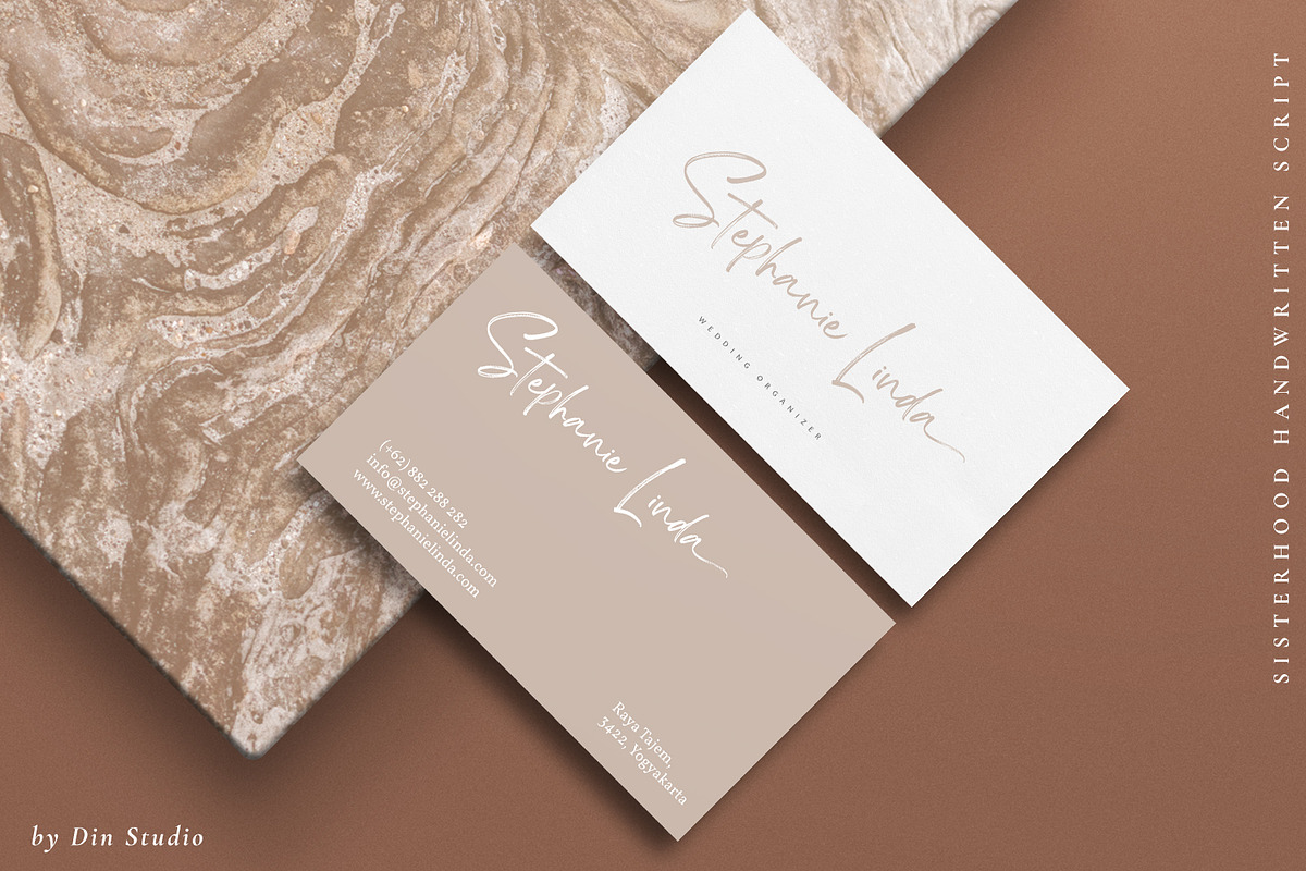 Sisterhood - Chic Brush Font, a Script Font by din-studio.com (Photo 12 of 16)