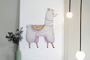30 Watercolor Animals Baby Room Art, a Poster Template by Image for Sale (Thumbnail 3 of 4)