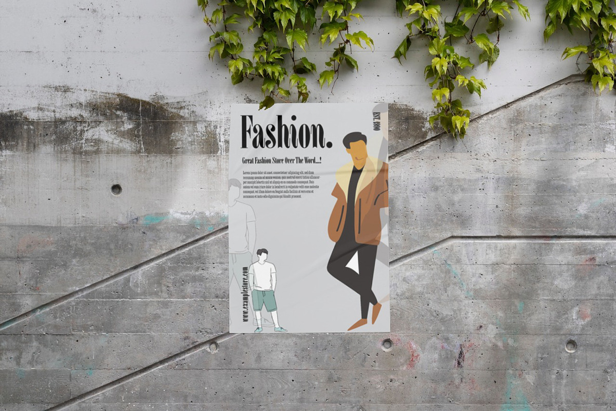 Grey & Brown Fashion Store Promotion, a Print Template by Bizz_District_Studio (Photo 1 of 2)