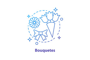 Bouquets Concept Icon