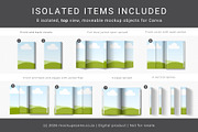Book with Dust Jacket Canva Mockup, a Books & Magazine Mockup by Mockup Scene (Thumbnail 2 of 13)