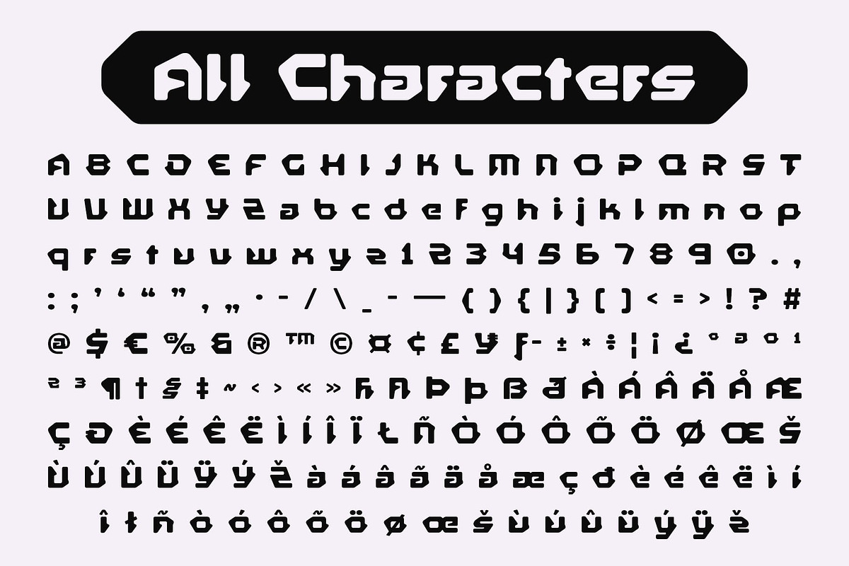 CS Revson – Futuristic Font, a Sans Serif Font by Craft Supply Co. (Photo 7 of 7)