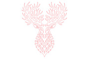 Deer Head Laser Cut SVG, an Object Graphic by DreamCafeArt (Thumbnail 2 of 3)