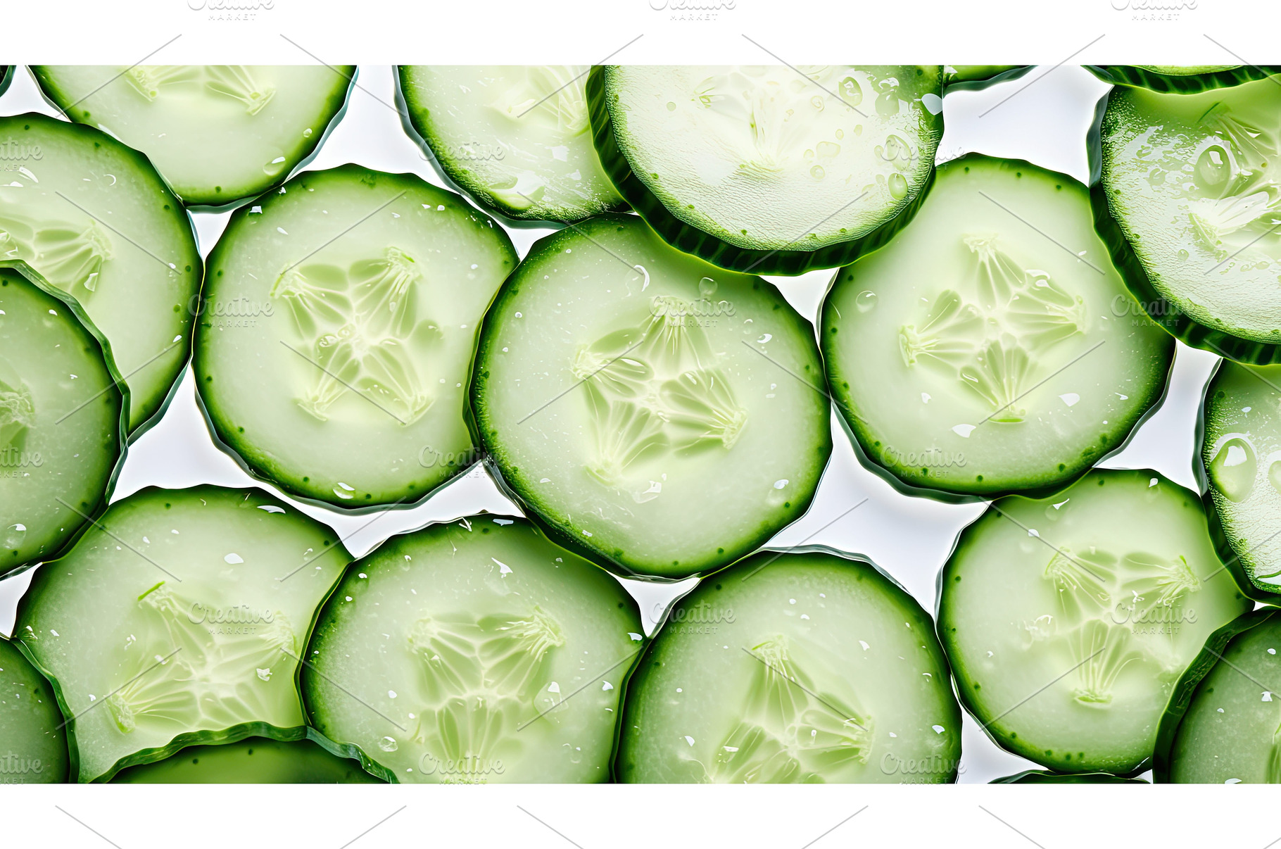 crisp vegetable cucumber background, a Food & Drink Photo by pikepicture
