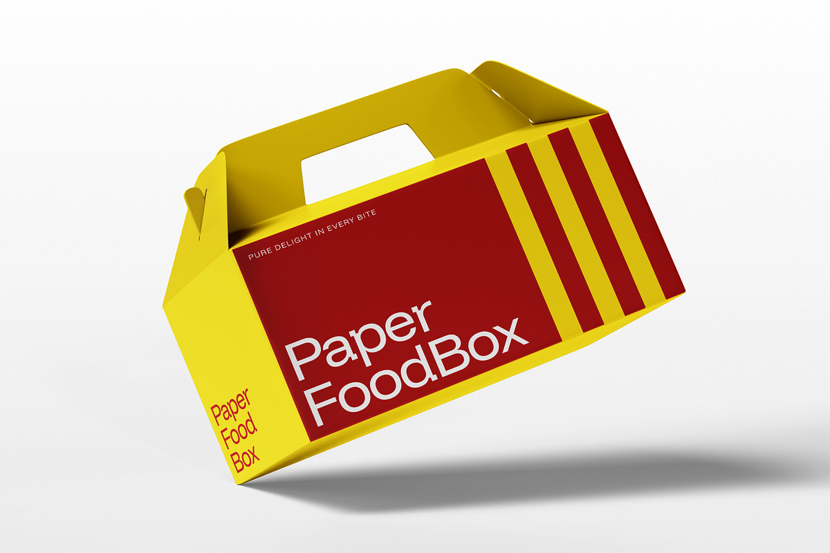 Takeaway Box Mockup, a Packaging Mockup by SLAB! Design (Photo 6 of 9)