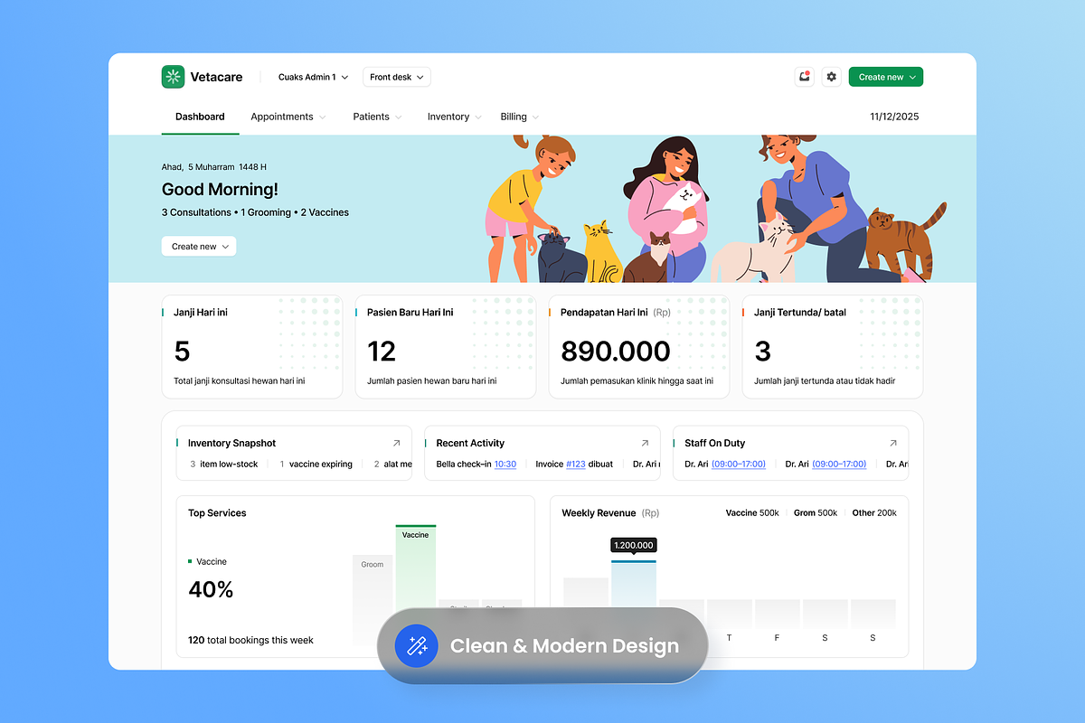 Vetacare - Vet Clinic Manager preview 3