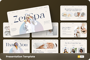 Zenspa - Spa Beauty Google Slide, a Presentation Template by GraphauseProject