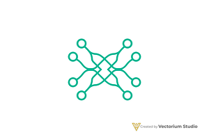 Abstract Network Logo, a Branding & Logo Template by Vectorium Studio