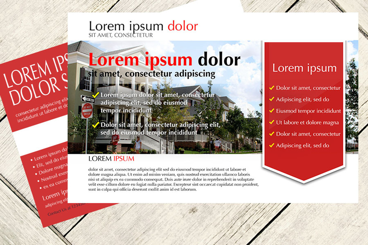 Realtor/SBO Postcard Template, a Card Template by Happy Cats (Photo 1 of 3)