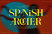 Spanish Archer - Ligature-Rich Font, a Serif Font by SilverStag Type Foundry (Thumbnail 1 of 19)