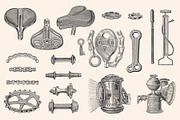 Bicycles - Vintage Illustration Set, an Illustration by Graphic Goods (Thumbnail 9 of 10)