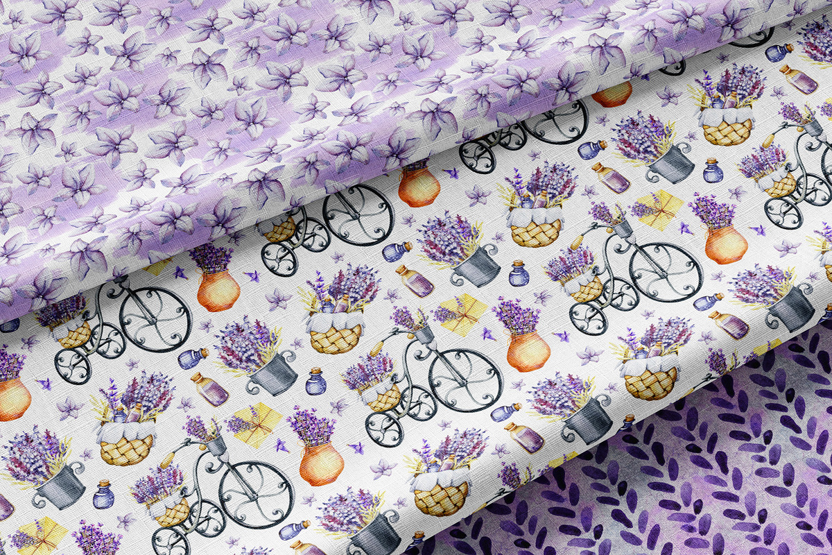 Provence Lavender watercolor clipart, a Decorative Illustration by Artmanata (Photo 6 of 14)
