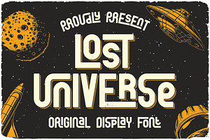 Lost Universe Ligature Display Font