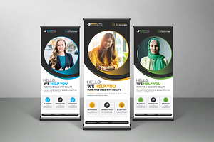 Corporate Business Roll Up Banner