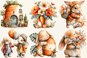 Cute Easter Clipart, an Illustration by DreamCafeArt (Thumbnail 3 of 6)