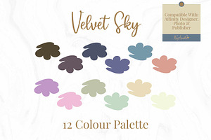 Affinity Designer 12 Colour Palette, a Palette Add-On by May Annella