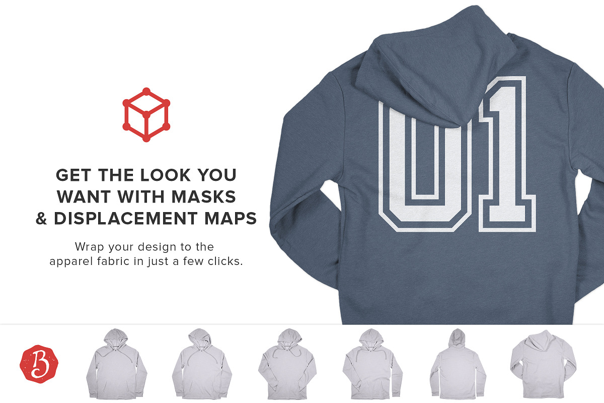 Next Level 9300 Hoodie Mockups, a Hoody Mockup by Brent Galloway (Photo 3 of 5)