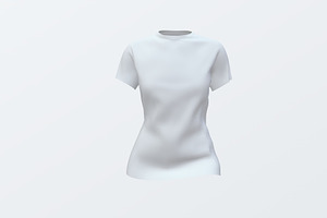 walking tshirt mockup, an Object 3D Model by hdri360