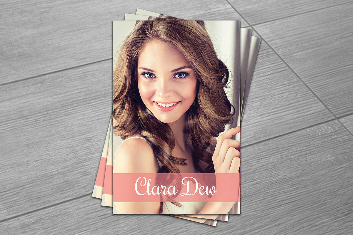 Modeling Comp Card Template-V247, a Flyer Template by Template Shop (Photo 2 of 3)