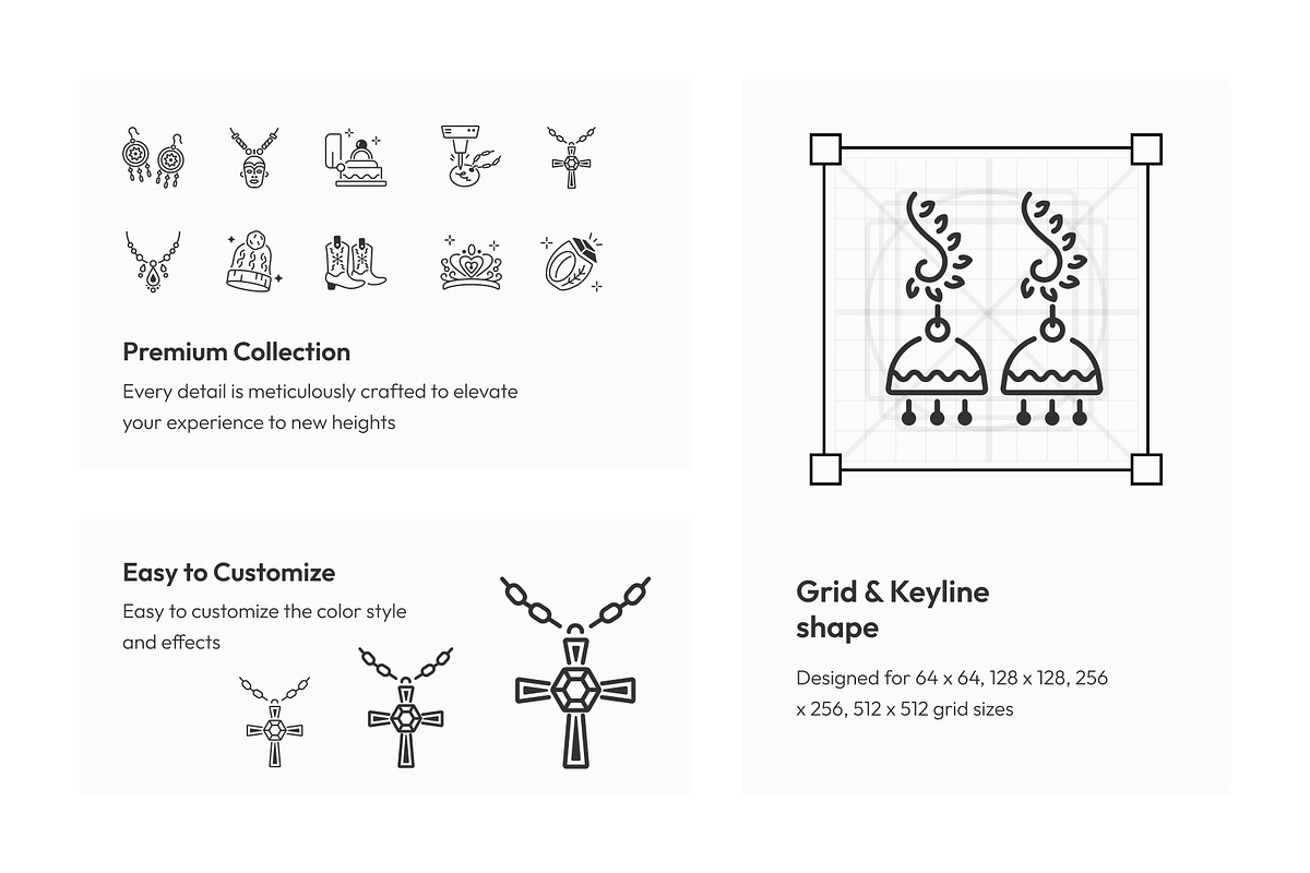 Animated Jewellery and Accessories, an Outline Icon by Prosymbols (Photo 3 of 6)
