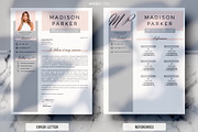 Creative Resume for Word & Pages, a Resume Template by HIRED Design Studio (Thumbnail 4 of 11)