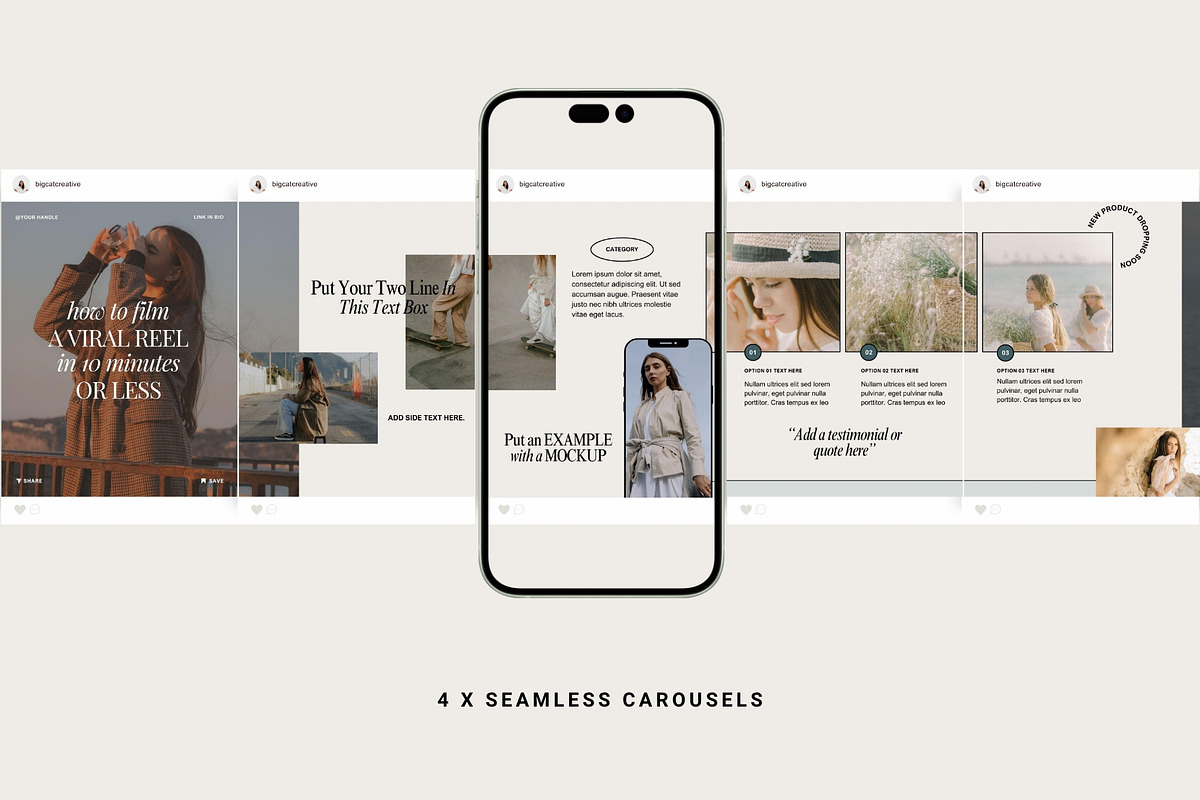 Shelley Social Media Templates, a Social Media Template by Big Cat Creative (Photo 3 of 6)