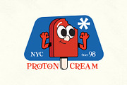 Proton Pop - Mid Century Modern Font, a Serif Font by HipFonts (Thumbnail 6 of 10)