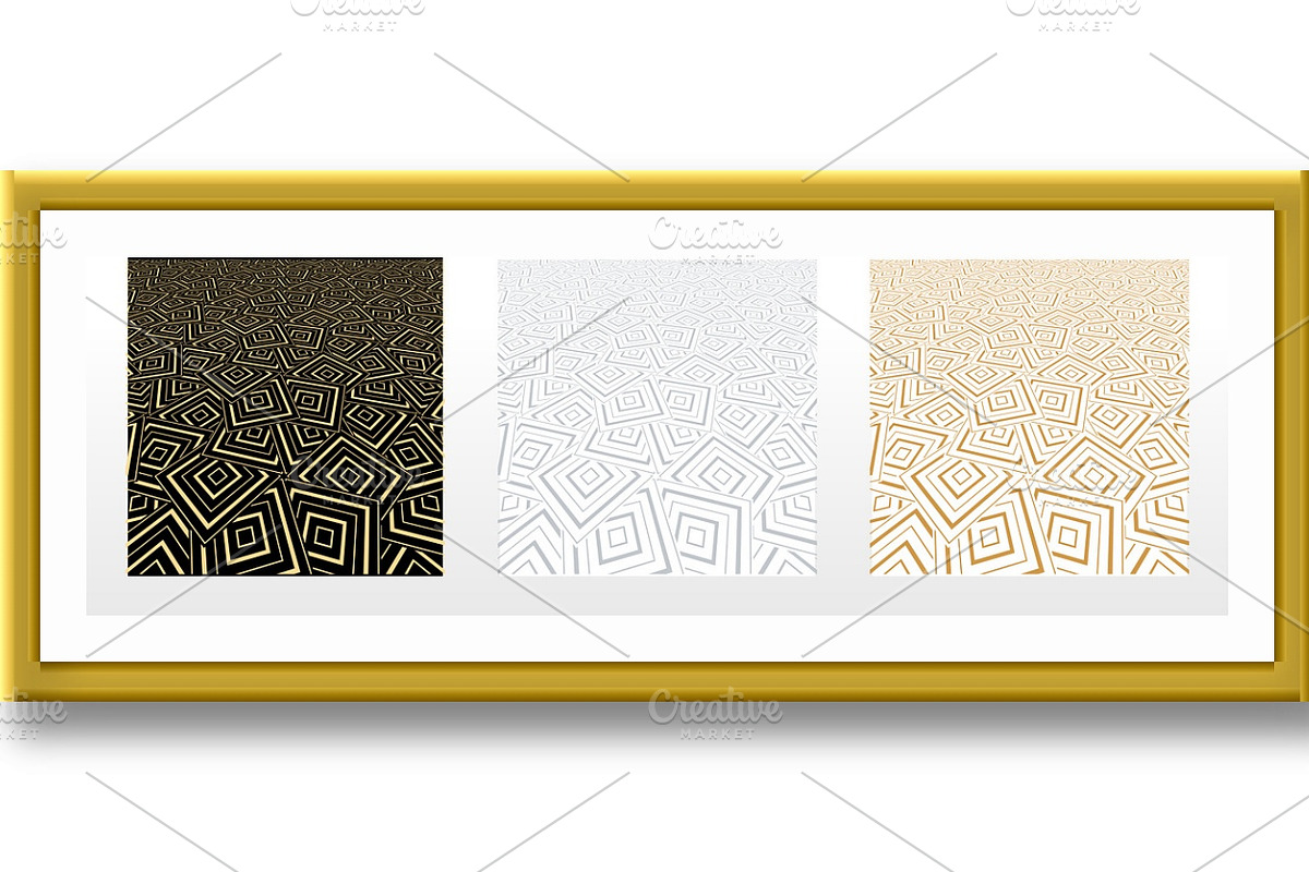 Geometric set of patterns, a Pattern Graphic by RODINA (Photo 2 of 3)