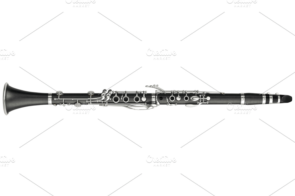 Clarinet musical instrument, set, an Object Graphic by ARTYuSTUDIO (Photo 5 of 10)