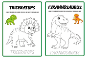 250+ Dinosaur Coloring Pages, an Education Illustration by ThePhoton (Thumbnail 3 of 9)
