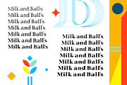 Milk and Balls, a Serif Font by alit design (Thumbnail 5 of 22)
