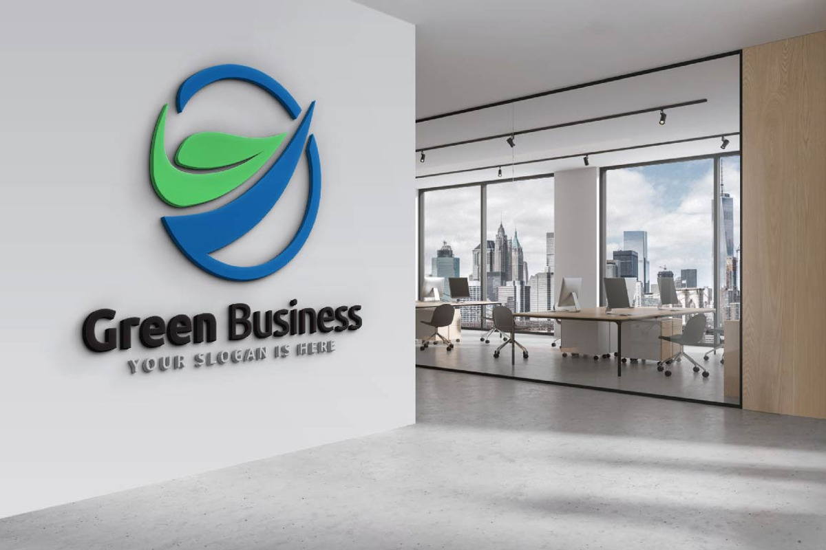 Circle Green Leaf Eco Business Logo, a Branding & Logo Template by jongcreative (Photo 4 of 4)