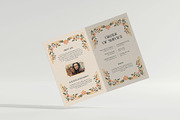 Elegant Floral Funeral Program, a Brochure Template by Neermana (Thumbnail 3 of 4)