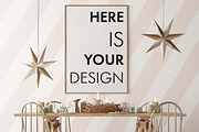 10 Christmas mockup posters, a Household Mockup by FilL239 (Thumbnail 5 of 11)