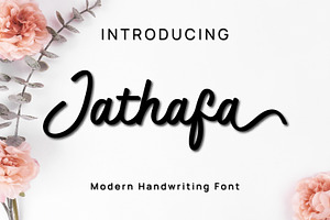 Jathafa | Modern Handwriting Font
