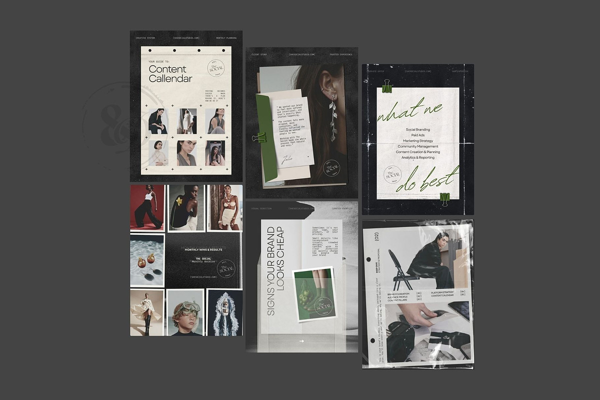 Black Canva Instagram Post Template, a Social Media Template by And Done Studio (Photo 2 of 8)