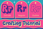 Boyers 3D, a Handwritten Font by Craft Supply Co. (Thumbnail 3 of 8)