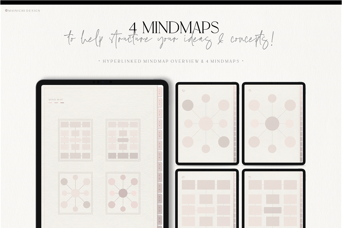 Digital Rose Paper Texture Notebook, a Stationery Template by MainichiDesign (Photo 7 of 8)