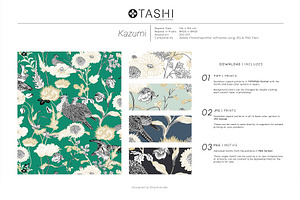 Kazumi, Intricate Japanese Florals