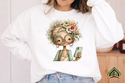 Summer Funny Grandma Clipart, an Illustration by Craft Nest (Thumbnail 7 of 12)