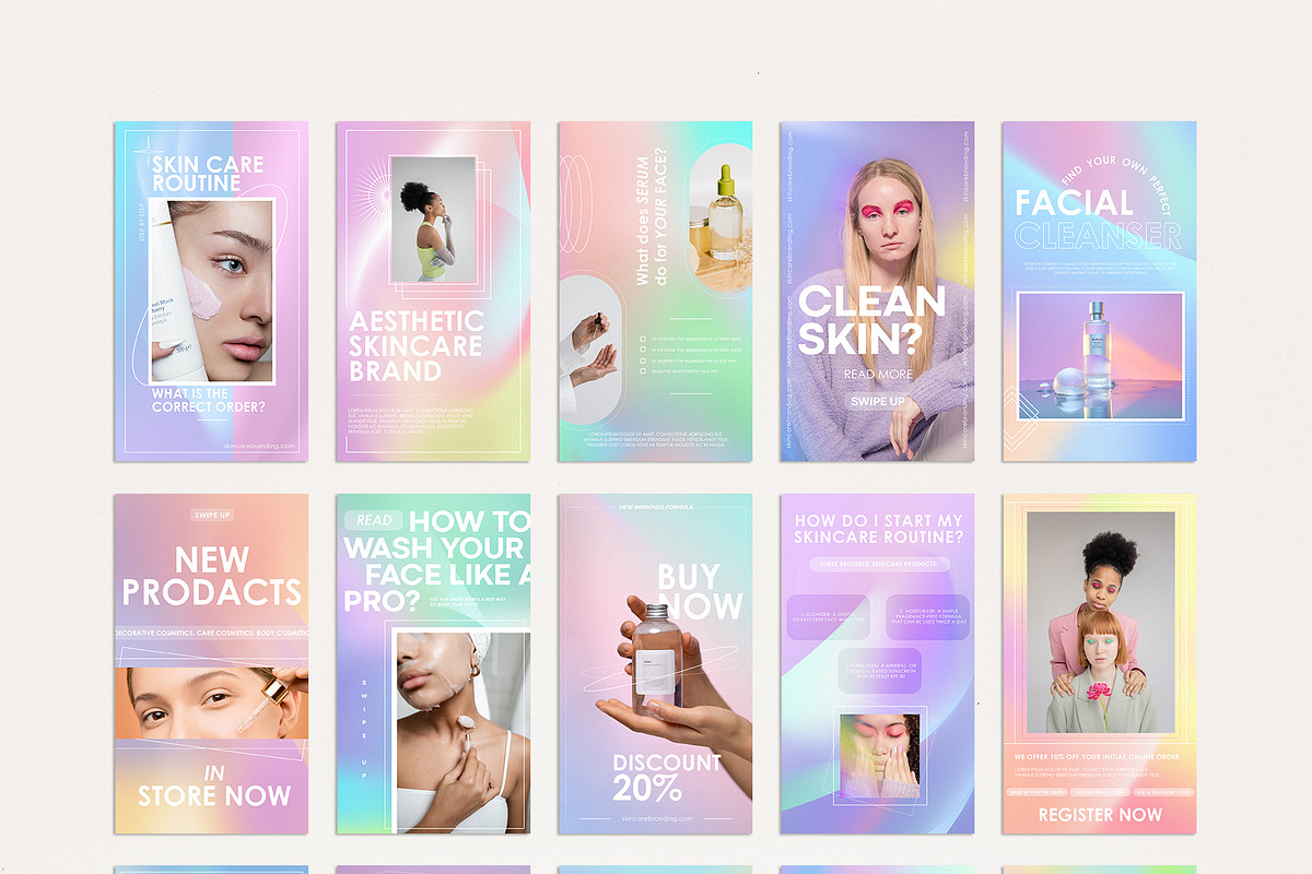 Instagram Stories Gradient Templates, a Social Media Template by TiriCo (Photo 6 of 8)