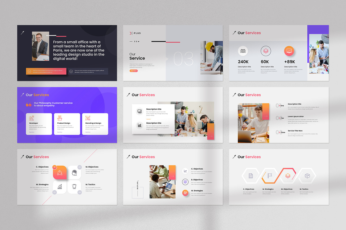 Business Plan Powerpoint Template, a Presentation Template by GoldenPixelStudio (Photo 9 of 29)