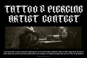 Zenylou Blackletter, a Blackletter Font by madeDeduk (Thumbnail 8 of 10)