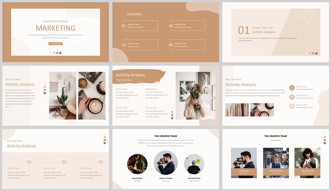Minimal Modern Clean Powerpoint, a Presentation Template by Elite Templates