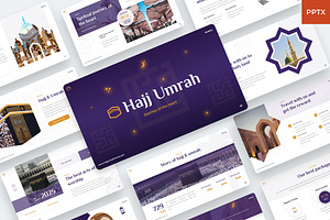Shafary - Umrah & Hajj PowerPoint, a Presentation Template by BeadyLab