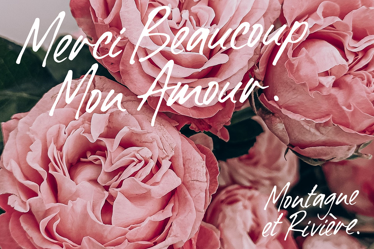Montagne et Rivière, a Handwritten Font by VASTARD STUDIO (Photo 12 of 12)